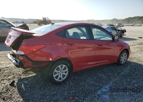2014 Hyundai Accent Gls from USA, damaged, VIN KMHCT4AE2EU726833